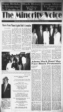 The Minority Voice, January 12-18, 2001