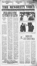 The Minority Voice, November 1-7, 2002