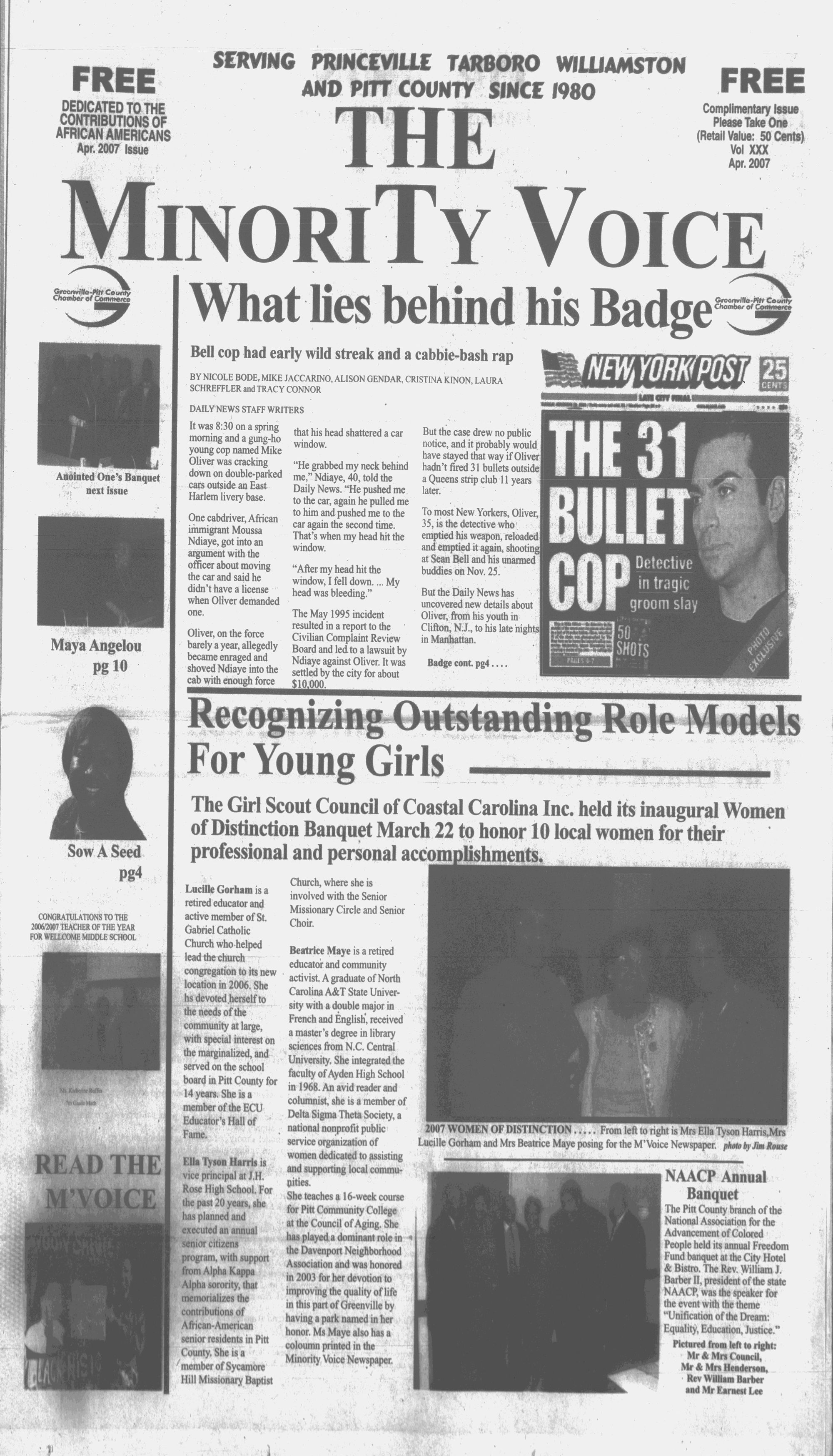 The Minority Voice, April, 6-13, 2007