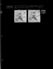 Man Performing Mechanical Drawing (2 Negatives) January 22 - 23, 1965 [Sleeve 67, Folder a, Box 35]