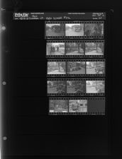 Jr. High School Fire (14 Negatives) March 10 - 11, 1965 [Sleeve 22, Folder c, Box 35]