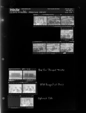 Winterville Wolves; Box Car Jumped Tracks; VFW Star Banquet; Optimist Club (12 Negatives) March 24 - 25, 1965 [Sleeve 58, Folder c, Box 35]