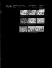(Sam (Runer?)): Children Hanging a Painting; Children in a Pageant (9 Negatives) April 11 - 12, 1965 [Sleeve 12, Folder d, Box 35]