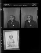 Jim Dandy Motor Salesperson; Moore -- Cannon Wedding (3 Negatives) April 17 - 21, 1966 [Sleeve 37, Folder d, Box 35]