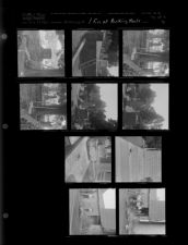 Graveyard; Fire at Packing House (10 Negatives) (July 14, 1962) [Sleeve 30, Folder a, Box 28]