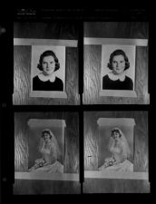 Engagement and Wedding Re-Photograph (4 Negatives) (July 16, 1962) [Sleeve 33, Folder a, Box 28]