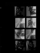 Car Hits Light at E.C.C. (8 Negatives) (July 18, 1962) [Sleeve 45, Folder a, Box 28]