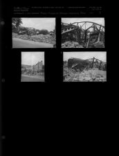 Reese Furniture Storage Warehouse Fire (4 Negatives) (August 6, 1962) [Sleeve 9, Folder b, Box 28]