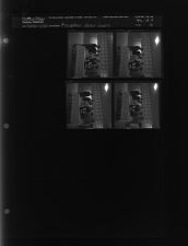 Reception Given Swain (4 Negatives) (October 5, 1962) [Sleeve 10, Folder d, Box 28]