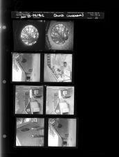 Church Window (8 Negatives) (November 24, 1962) [Sleeve 56, Folder e, Box 28]