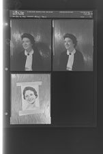 Nancy Harris (3 Negatives (January 2, 1960) [Sleeve 7, Folder a, Box 23]