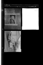 E.A Resch (re-photographed); Farmville Police Car (3 Negatives (January 18, 1960) [Sleeve 44, Folder a, Box 23]