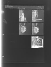 Wrecked cars (5 Negatives (February 1, 1960) [Sleeve 2, Folder b, Box 23]