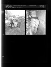 Wrecked Car (2 Negatives (February 16, 1960) [Sleeve 42, Folder b, Box 23]