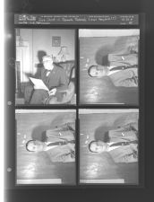 Fire Chief in Farmville, Retired; Louis Gaylord (?) (4 Negatives) February 17-18, 1960 [Sleeve 45, Folder b, Box 23]
