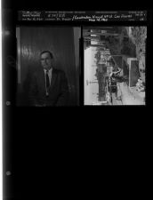 Dr. Proctor; Construction View of 4th Street Cox Florist (2 Negatives (March 18, 1960) [Sleeve 58, Folder c, Box 23]