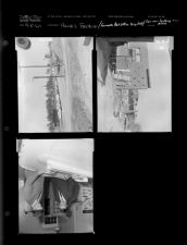 Hank's feature; Farmville Post Office being built; Two men looking over Plans (3 Negatives (April 8, 1960) [Sleeve 22, Folder d, Box 23]