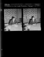 New credit production managers (2 Negatives) April 20-21, 1960 [Sleeve 20, Folder e, Box 23]