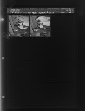 Dr. Best presents award (2 Negatives (April 29, 1960) [Sleeve 58, Folder e, Box 23]
