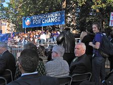 Joe Biden's vice presidential campaign rally at East Carolina University