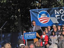 Joe Biden's vice presidential campaign rally at East Carolina University