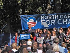 Joe Biden's vice presidential campaign rally at East Carolina University