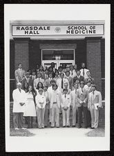 Class of 1982 in front of Ragsdale