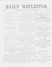 Daily Reflector, December 20, 1894