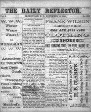 Daily Reflector, November 18, 1895