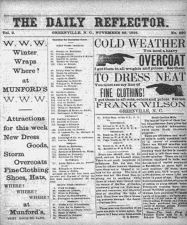 Daily Reflector, November 22, 1895