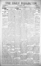 Daily Reflector, October 10, 1911