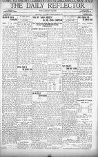 Daily Reflector, October 28, 1911