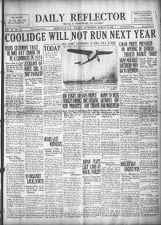 Daily Reflector, August 2, 1927