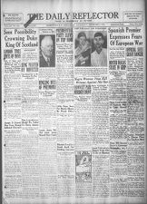 Daily Reflector, December 2, 1936