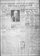 Daily Reflector, December 7, 1936