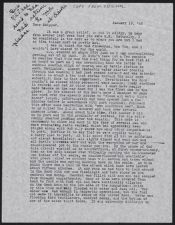 Typescript of correspondence between Archie P. Kelley and his father, Captain Frank H. Kelley