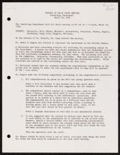 Minutes of March Staff Meeting Psychology Department, March 18, 1968