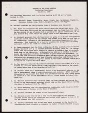 Minutes of the Staff Meeting of the Psychology Department, October 2, 1972