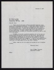 Correspondence, November 6, 1964