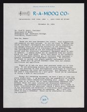 Correspondence, November 10, 1964