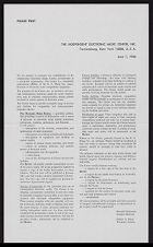 Announcement,  June 1, 1966