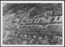 Aerial photograph of East Carolina Teachers College campus