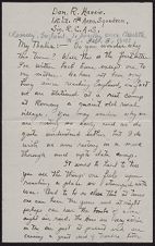 February 3, 1918 Correspondence between Donald R. Harris and Dorothy R. Knox
