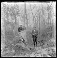 Four Men in the Woods