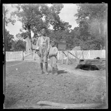 Two African American boys named Charles Edward & Frank