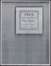 Photocopies of the box (and accompanying papers) in which glass negatives of Pasquotank County, North Carolina, were housed