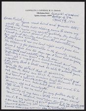 Correspondence, April 9, 1970