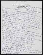 Correspondence, April 20, 1970