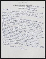 Correspondence, April 28, 1970