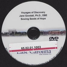 Voyages of Discovery, Sowing Seeds of Hope, Jane Goodall, PhD, DBE